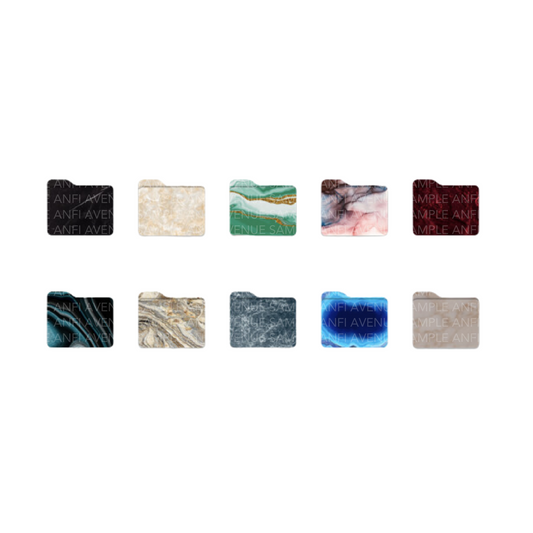 Marble Folder Icons V1 (10-Pack)